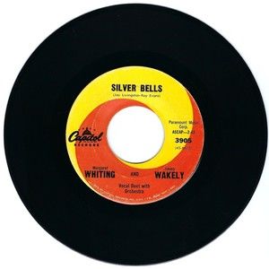 Margaret Whiting & Jimmy Wakely 45 RPM - Silver Bells / Christmas Candy - VG RE